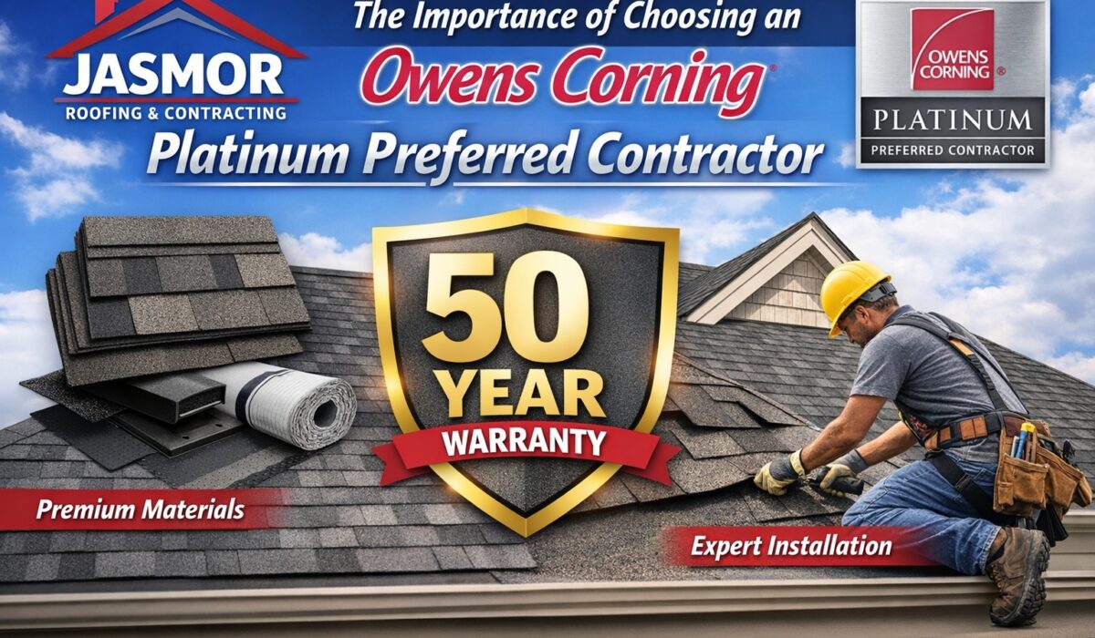 Jasmor Roofing & Contracting - Owens Corning Platinum Preferred Contractor